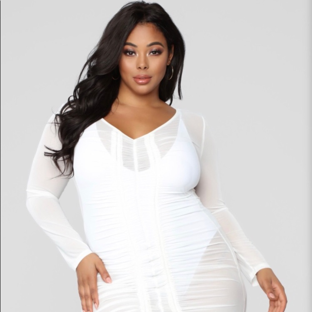Plus size 2x white dress